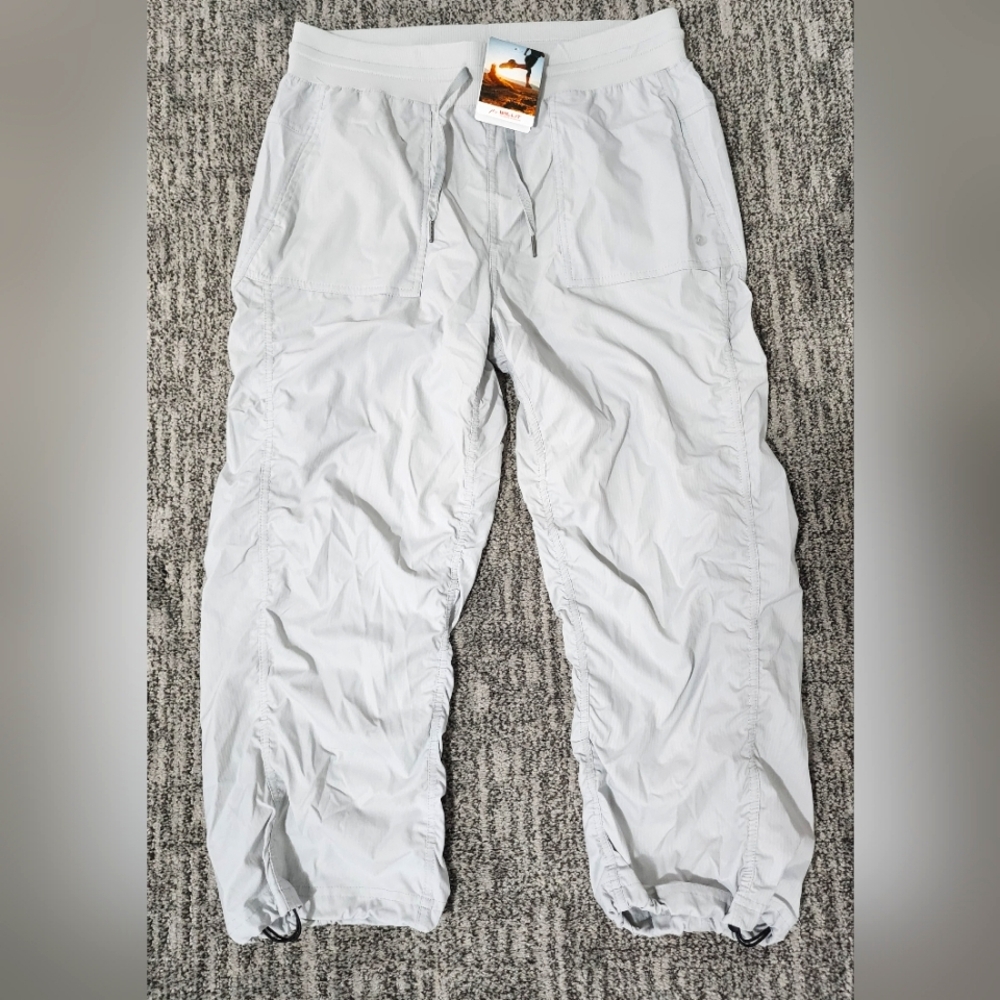 Women's Light Grey Drawstring Pants